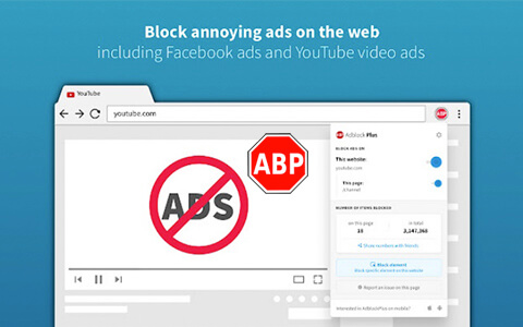 Adblock Plus 广告拦截 — 免费开源的广告拦截插件，下载量超高